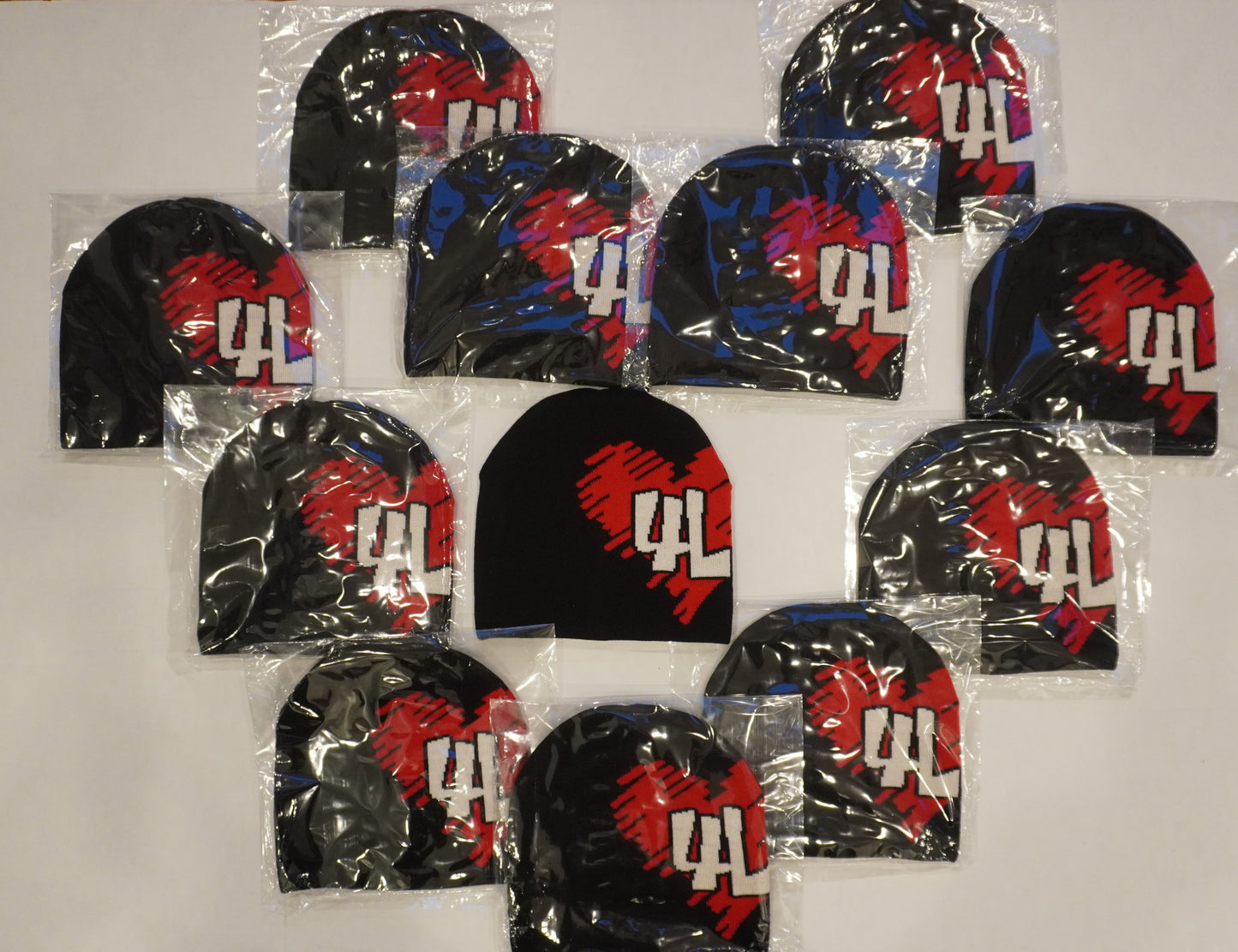 4L "All Love" Jacquard Beanies
